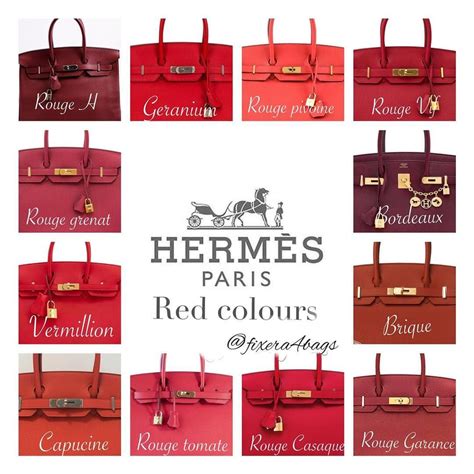 hermes enamel red colors purseforum|what hermes colors are worth.